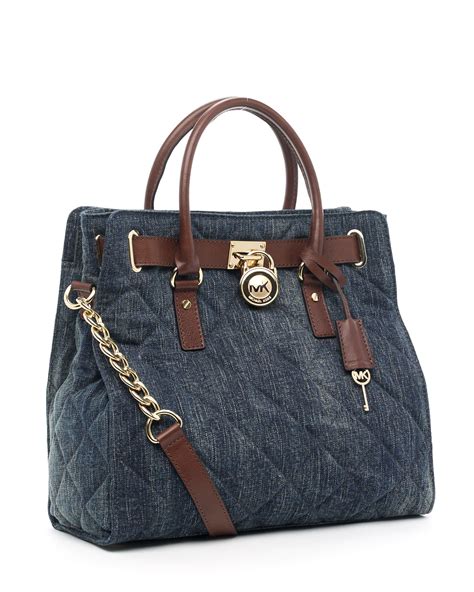 blue suede purse michael kors|Michael Kors blue denim purse.